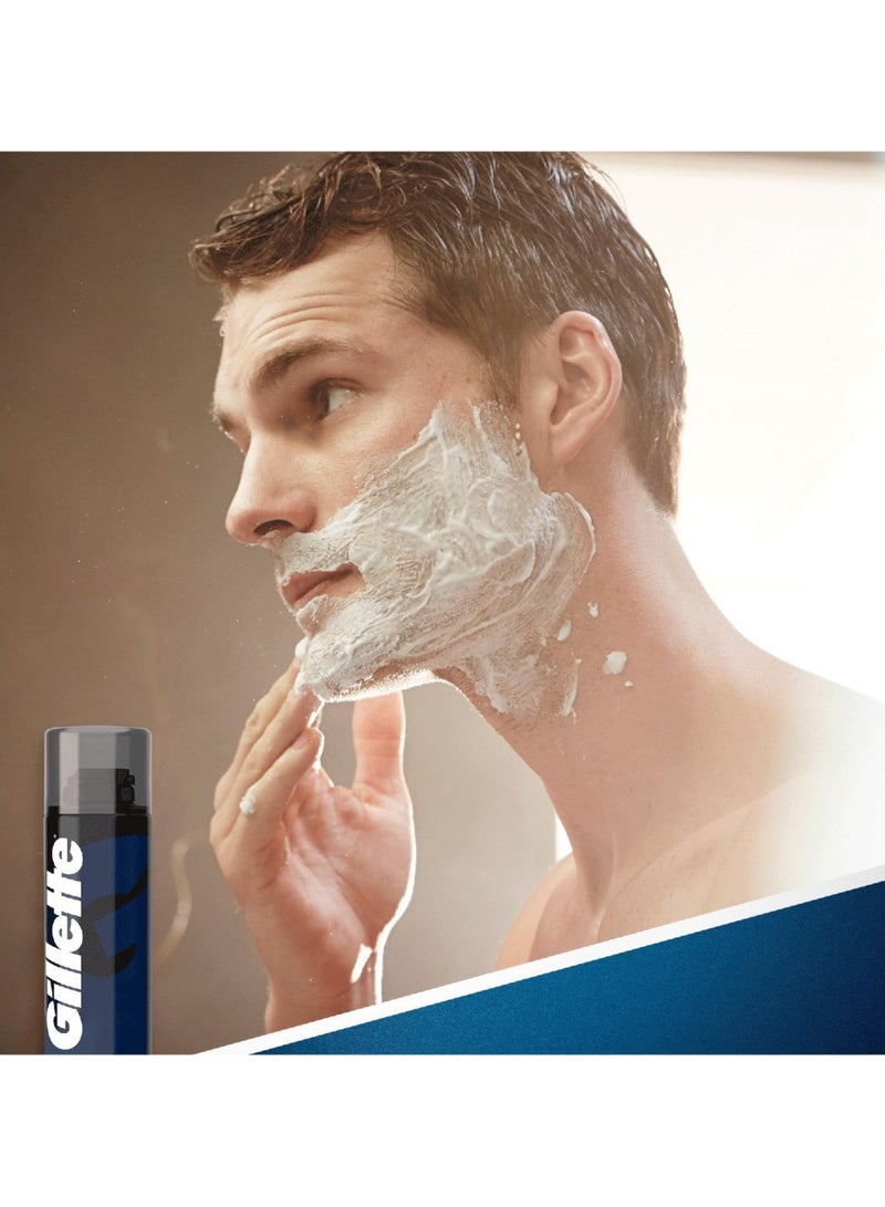 Gillette جيلت كلاسيك رغوة حلاقة للبشرة الحساسة 200 مل - Image 3