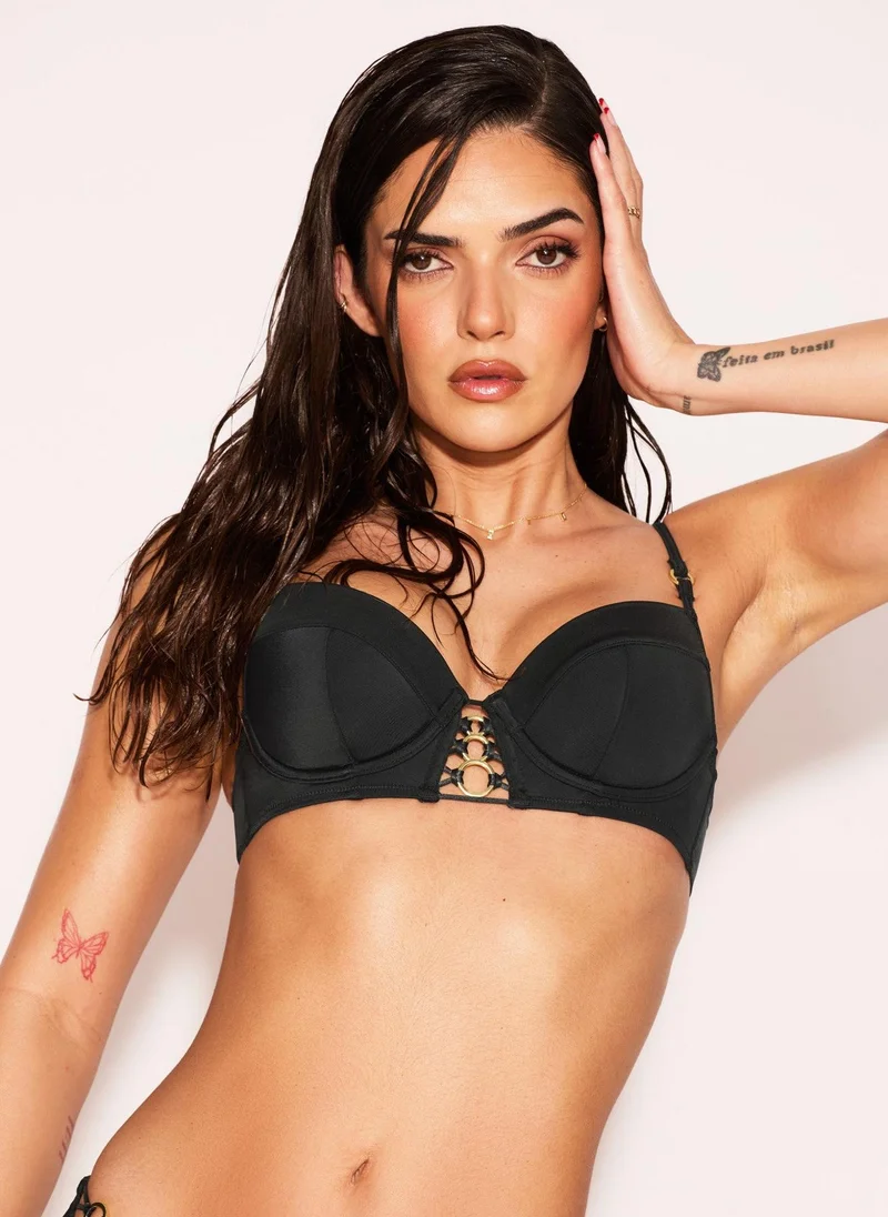 Ann Summers Ann Summers Miami Dreams U/W Bikini Top Black