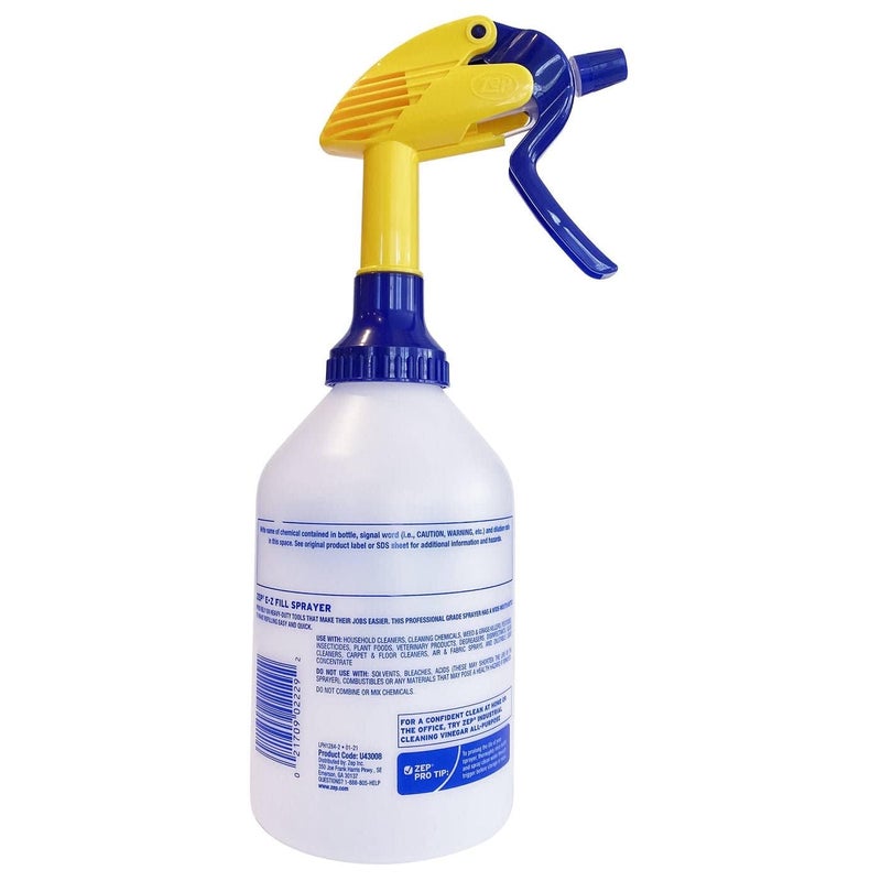 Zep E-Z Fill Professional Sprayer - 32 Ounce - U43008 - Wide Mouth Spray Bottle for Easy Pouring, High Output, Great for Cleaners, Degreasers and More! - Image 2