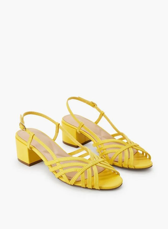 سيليست Women Block Heel Backstrap Sandals