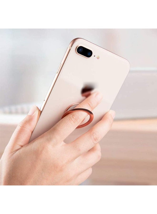 3 مقبضات محركات الهاتف المحمول المغناطيسي ، محركات الهاتف المحمول الرقيقة للغاية ، قابلة للتدوير بـ 360 درجة ، متوافقة مع محركات السيارة ، حلقة من سبائك الزنك ، للهواتف الذكية بحجم 4-8 بوصة - Image 5