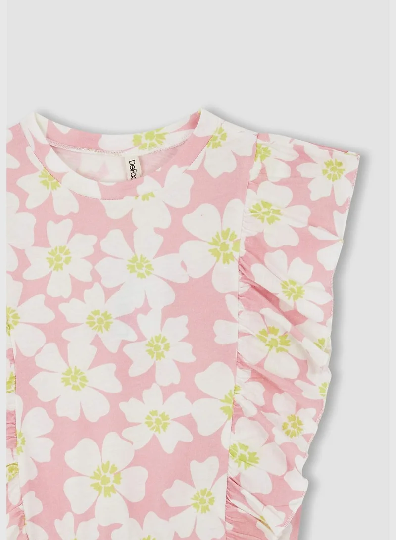 DeFacto Girl Cropped Fit Short Sleeve Body