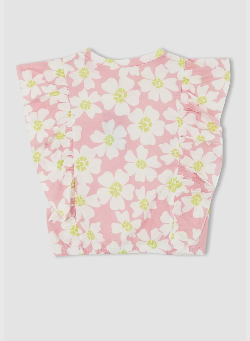 DeFacto Girl Cropped Fit Short Sleeve Body