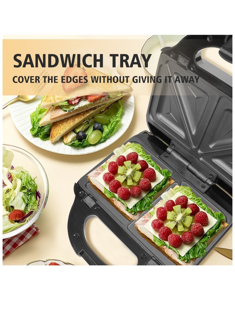 DSP 3 in 1 Detachable Waffle Grill Sandwich Maker  Breakfast Toaster Waffle Maker  - Image 2