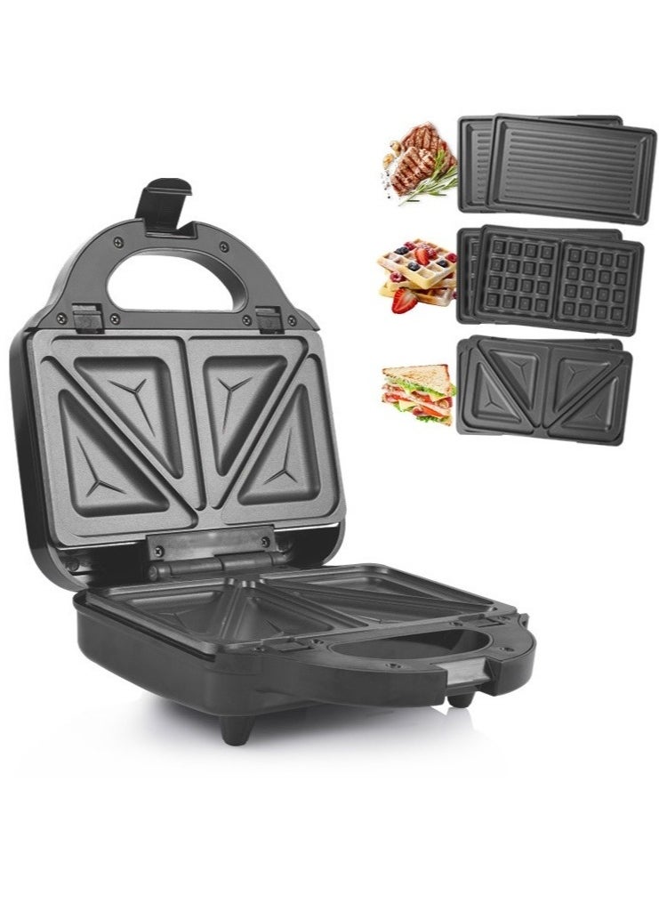 DSP 3 in 1 Detachable Waffle Grill Sandwich Maker  Breakfast Toaster Waffle Maker  - Image 1