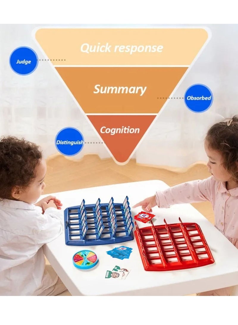 Reva Arabic Guess Who Board Game 3-in-1 | Characters, Fruits & Animals | Family Game for Kids 4+ - Image 3