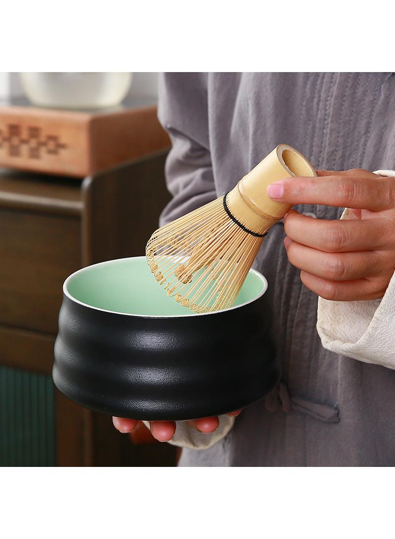 Bluejw Matcha Tea Set Japanese Matcha Tool, Handmade Matcha Ceremony Accessory 7PCS Traditional Matcha Whisk Holder Tea Making Kit Matcha Bowl Tea Scoop Bamboo Whisk Matcha Whisk Kit for Home Gift - Image 5