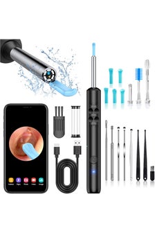 Joyelink Ear Wax Removal, Wi-Fi Visible Ear Cleaner Kit , Ear Wax Removal Tool with 1080 HD Camera and 6 Ear Scoops (Black)  - Image 1