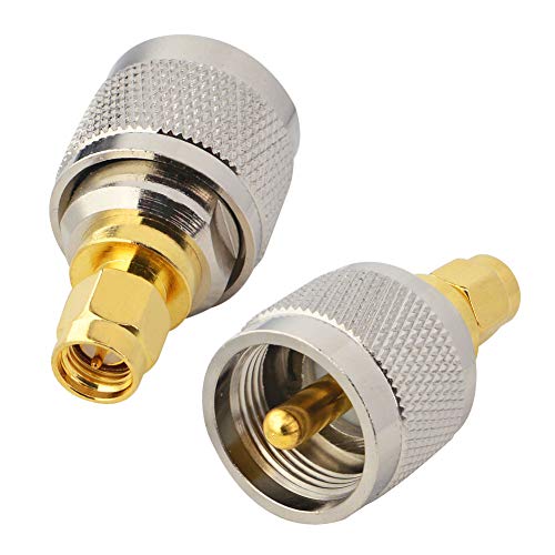 Boobrie 2-Pack UHF to SMA Coax Jack Connector PL259 PL-259 Adapter UHF Male to SMA Male Coaxial Connector Low Loss Coax Adapter for CB Radio Antenna Broadcast Radios WiFi - Image 4
