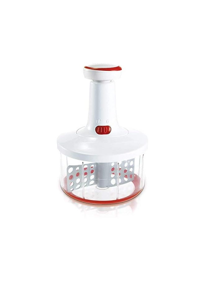 GTC - Twist Cut Hand Food Processor Fruit Vegetable Cutter Chopper Slicer (T 201-38 Multicolor), 13.5x13.5x27cm - Image 1