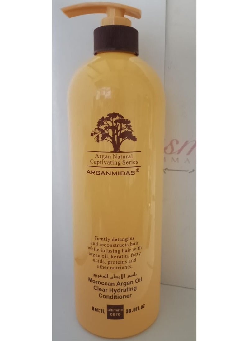 Arganmidas Moroccan Argan Oil Clear Hydrating Conditioner 1L - Image 1