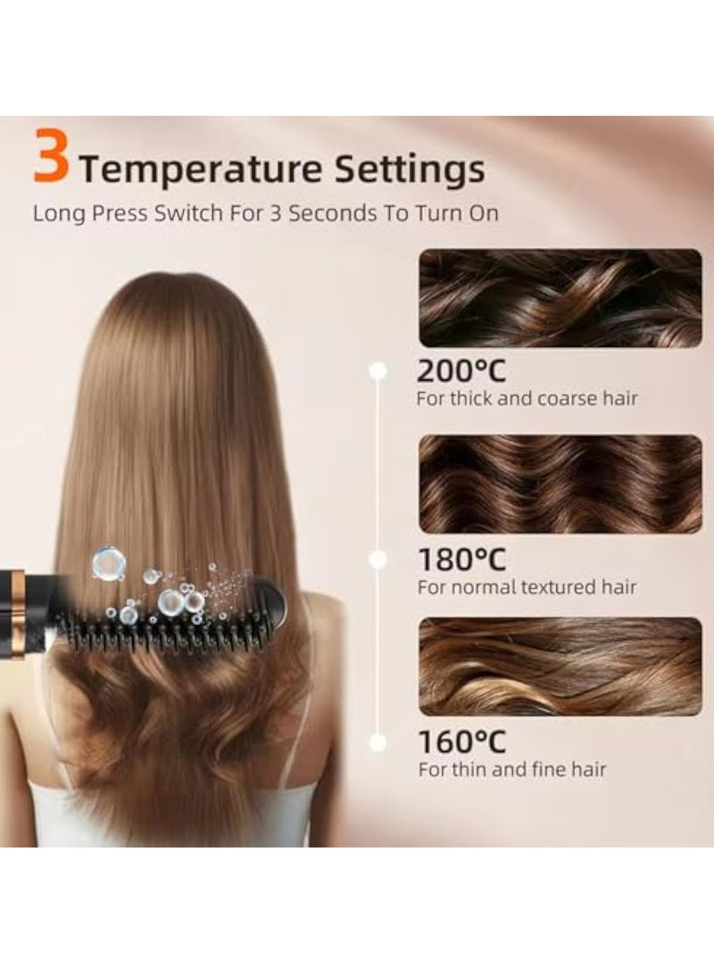 KASTWAVE مستقيم الشعر، فرشاة مستقيم الشعر اللاسلكية، مشط تصفيف مصغر محمول، فرشاة مستقيم اللحية تسخن بسرعة، قابلة للشحن عبر USB-C، لتصفيف الشعر المستقيم الرقيق، نتيجة دائمة  - Image 2