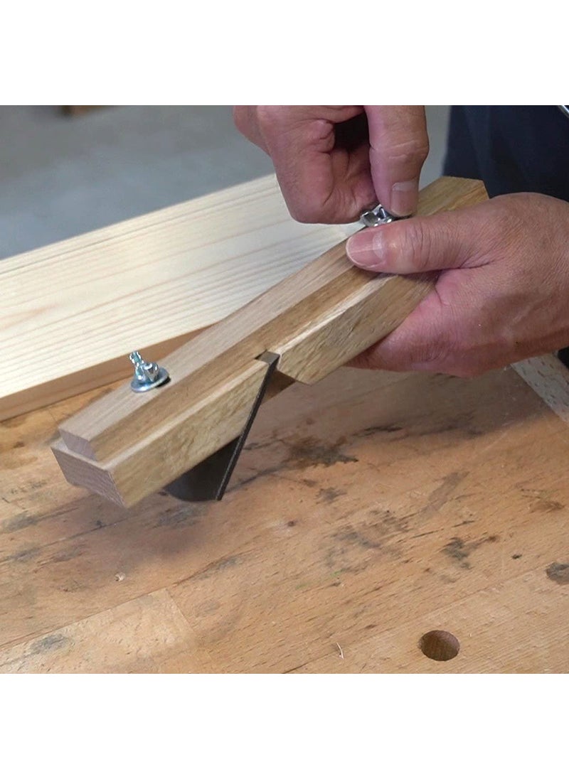 KAKURI KAKURI Rabbet Plane 12mm for Woodworking, Adjustable Double-Sided Blade, Japanese Hand Plane KANNA Manual Block Plane Tool for Wood, Razor Sharp Japanese Steel Blade & Oak Body, Made in JAPAN  - Image 4