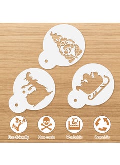 Marspark 30 Pieces Christmas and Thanksgiving Cookie Stencils - Reusable Cake Templates for DIY Baking - Holiday Dessert Decorating Tools for Food and Craft  - Image 3