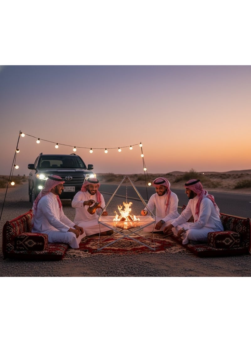 بيكي شبك شواء مع مقبض وقنّارة من الستانلس ستيل – EX-85772 - Image 3