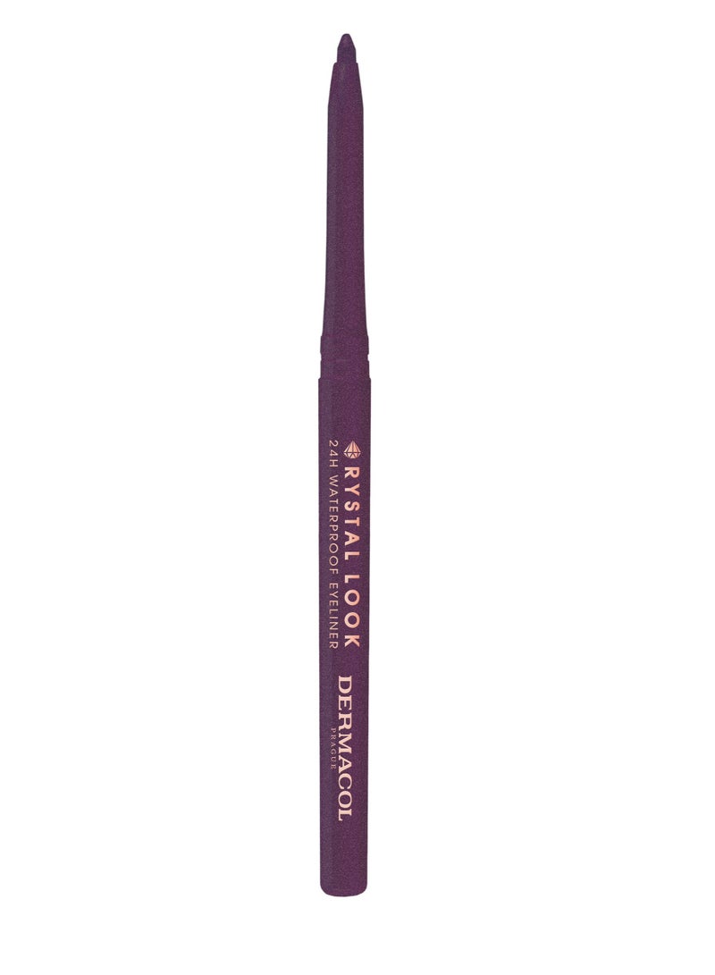 Dermacol Crystal look automatic eyeliner Violet nr 02 - Image 2