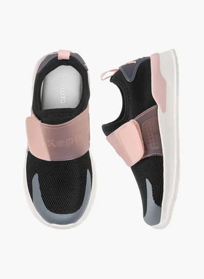 Kappa Girls' Logo Detail Sports Shoes with Hook and Loop Closure