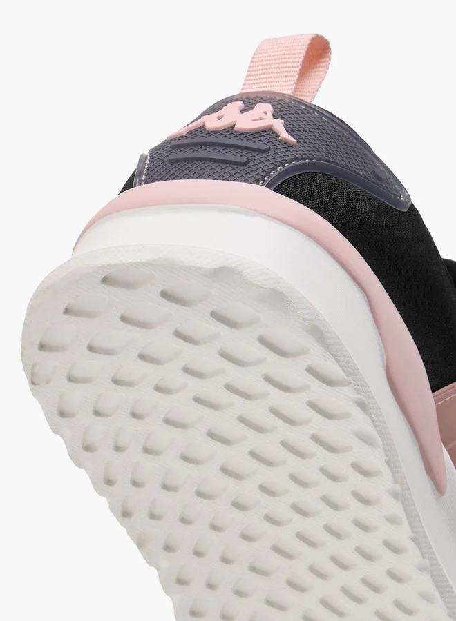 Kappa Girls' Logo Detail Sports Shoes with Hook and Loop Closure