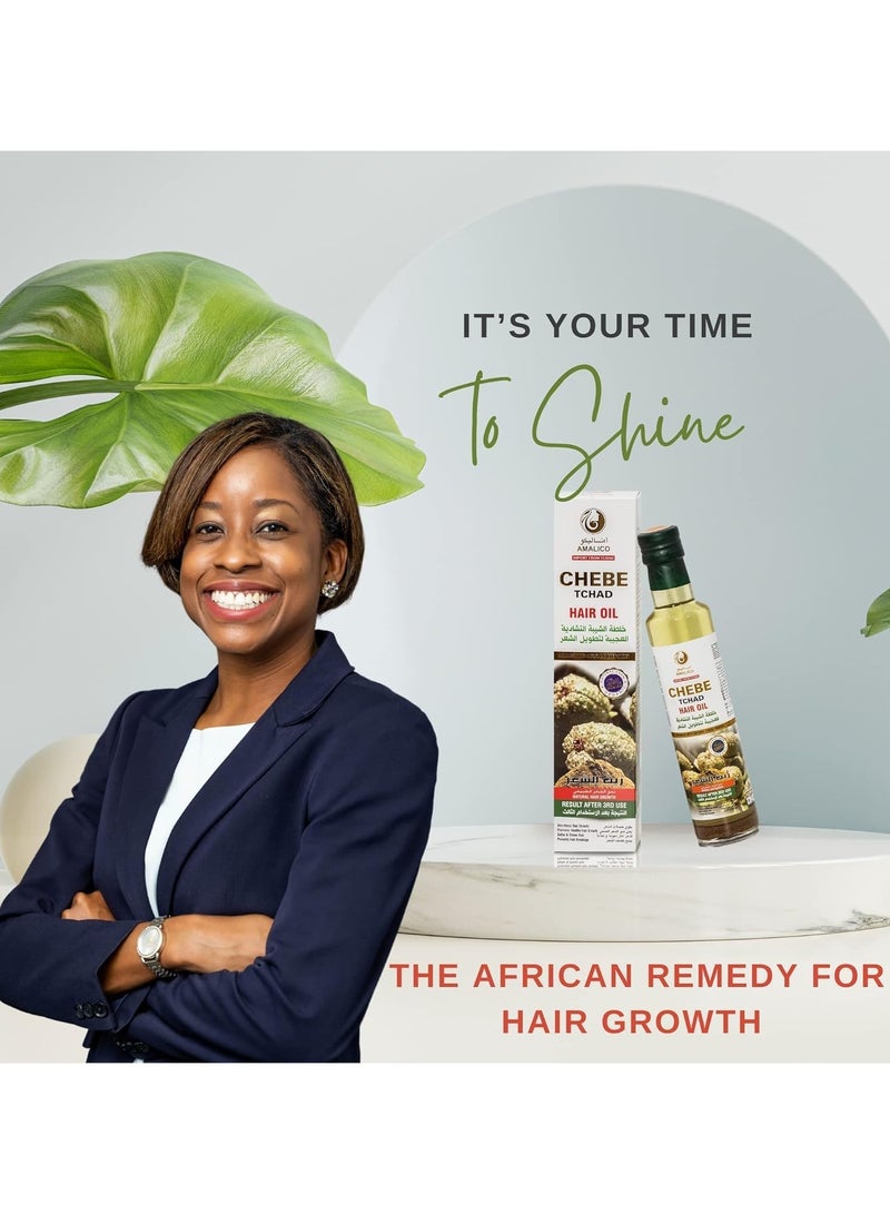 اماليكو زيت الشعر خلطة الشيبة التشادية 130 مل - Image 3