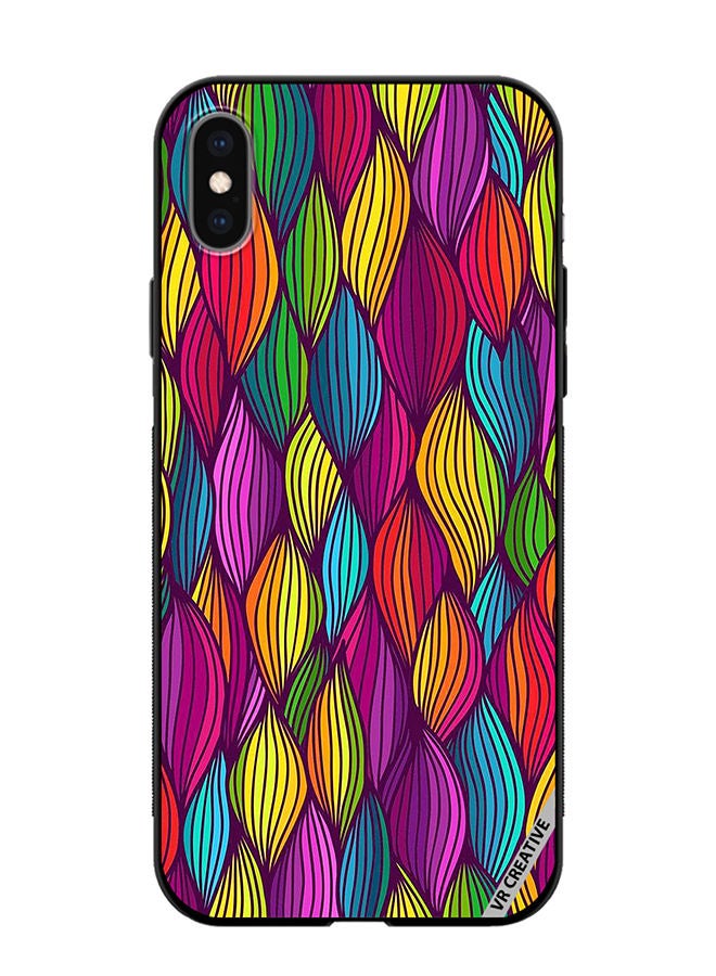 VR CREATIVE Protective Case Cover For Apple iPhone XS Max Design Multicolour - Image 1