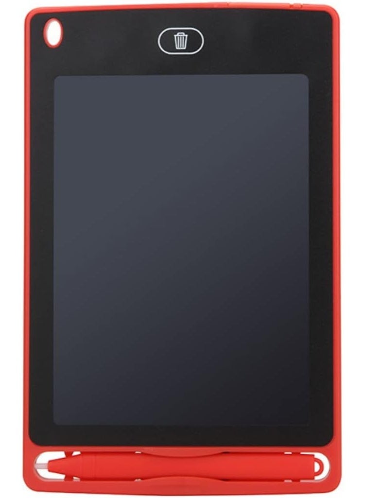 SKY-TOUCH LCD Writing Tablet 8.5 Inch, Doodle Pad Portable Erasable Reusable Writing and Drawing Pad, Learning Toys Kids Writing Pad for Boys and Girls (Red) - Image 1