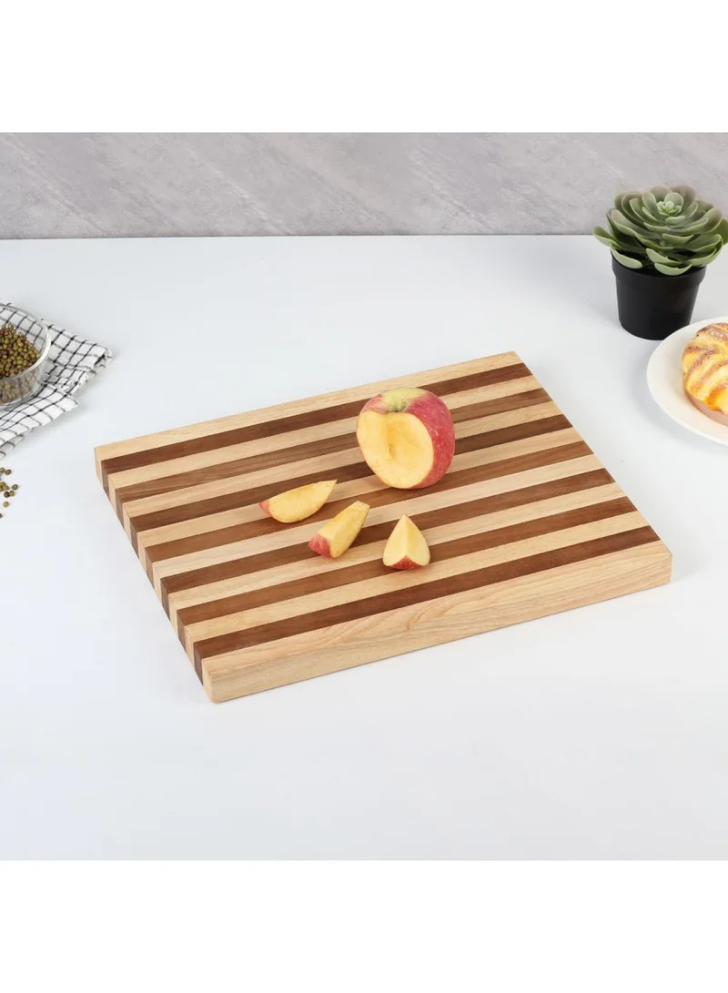 DANUBE HOME Loretta Rubber Wood Chopping Board 38.5 X 30 X 3  Cm
