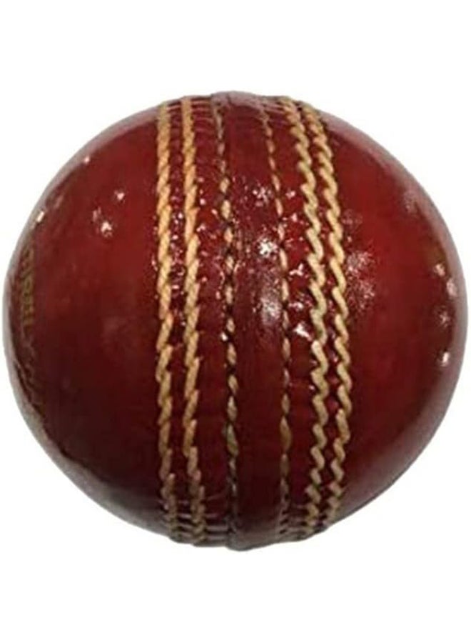 Karson Leather Cricket Ball, Red