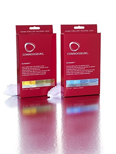 Connoisseurs Silver Cleaning Cloth, Ultra Soft Polishing Cloth for Cleaning, Polishing and Restoring The Shine of Jewelry, 100% Cotton Fiber, 28 x 35 cm - Image 3