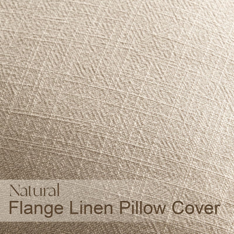 Drapenova Pack of 4 Decorative Linen Pillow Covers 18x18 Natural Boho Couch Throw Pillows for Bed Accent Modern Pillowcase for Sofa Livingroom Bed and Balcony Home Decor - Image 4