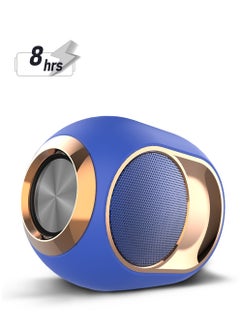 Bluetooth Speakers, Portable Wireless Speaker with Stereo Sound & Hi-Fi TWS, 1200mAh 8H Music Player, Mini Subwoofer Support U Disk/Fm Radio/Aux/Tf Card, Bluetooth Speaker for Party Home Beach