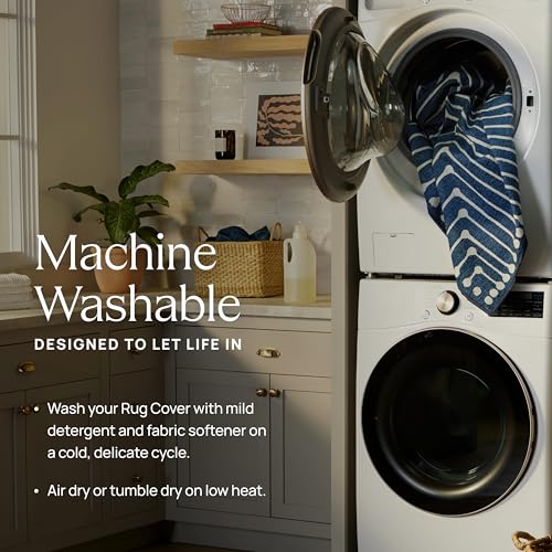 RUGGABLE Washable Vintage Runner Rug – Verena Dark Wood 2.5x7, Stain-Resistant, Non-Slip Hallway Runner – Machine Washable Rug for Hallway, Entryway, Living Room & Kitchen–with Standard Pad - Image 4