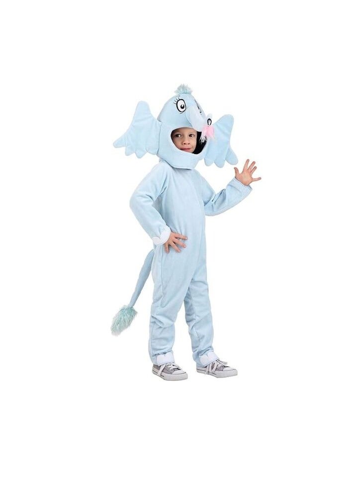 elope Dr. Seuss Horton Hears a Who Kids Costume Blue  Sizes - XS,S,M,L. - Image 1