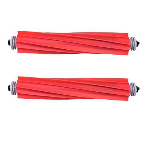 Rinakou Replacement Main Brush Roller for Roborock S7 & Q5 Series Robot Vacuum (2 Pcs, Rubber) - Image 1