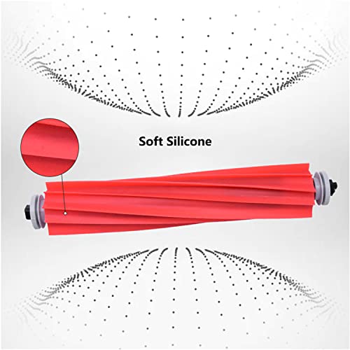 Rinakou Replacement Main Brush Roller for Roborock S7 & Q5 Series Robot Vacuum (2 Pcs, Rubber) - Image 5