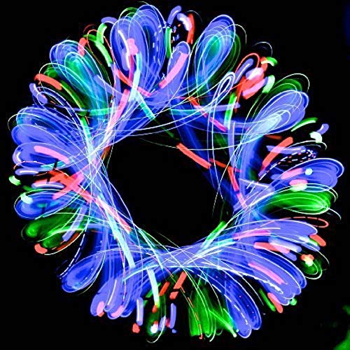GloFX Team 8-LED Rave Double Orbit: True Color Orbital Flow Light Show - Image 3