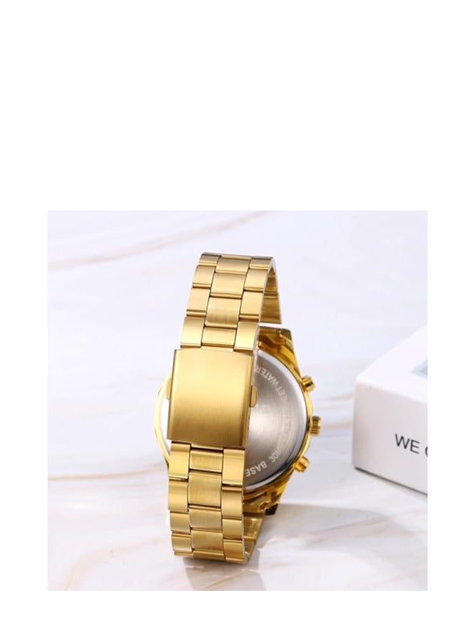 Men's Mechanical Watch Stainless Steel Men's Luminous Hand Watch, Skeleton Roman Numerals Waterproof Mechanical Watch - Image 3