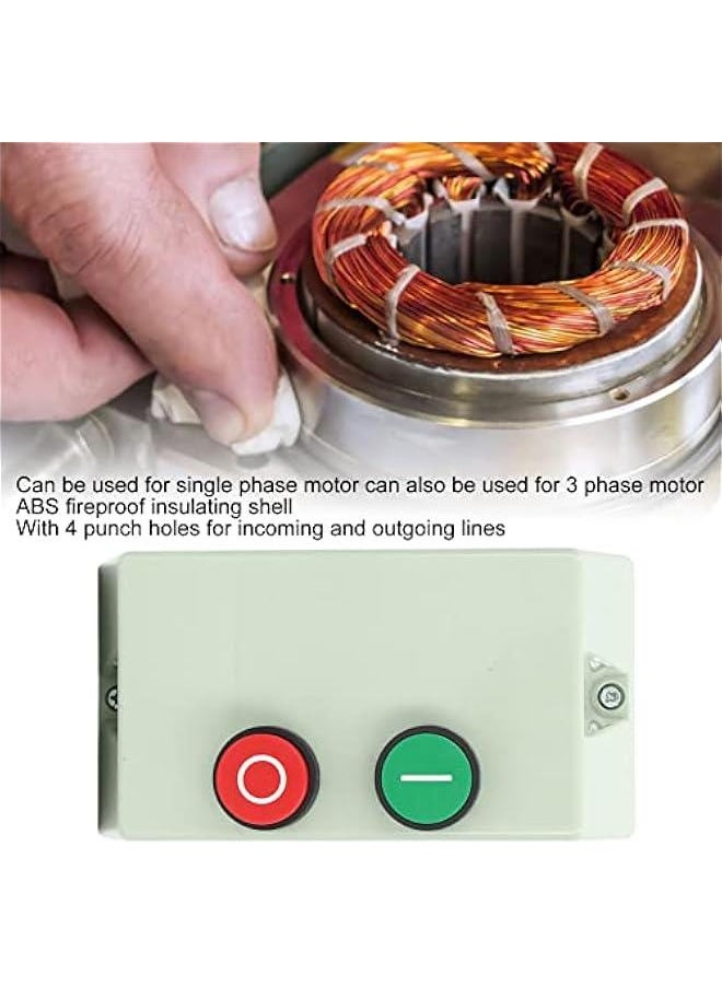 Generic Magnetic Switch Electric Motor Starter, Watertight Magnetic Starter Box, Single Phase 220V 230V 3 Phase, Flame Retardant  - Image 4