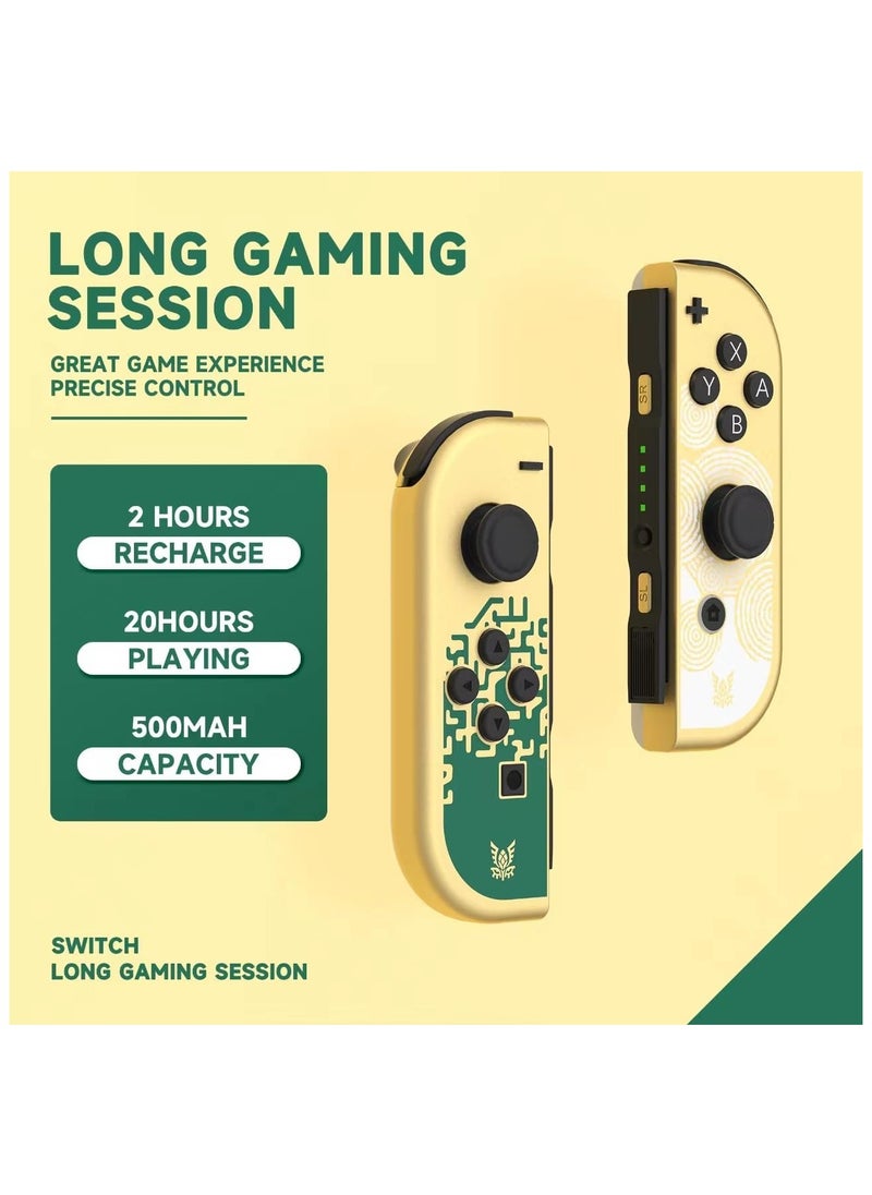 Generic - Wireless Controller for Nintendo Switch, L/R Controllers Replacement Compatible with Nintendo Switch/Lite/OLED, Joystick with Wake-up/Screenshot/Dual Vibration/Motion Control Function - Image 1