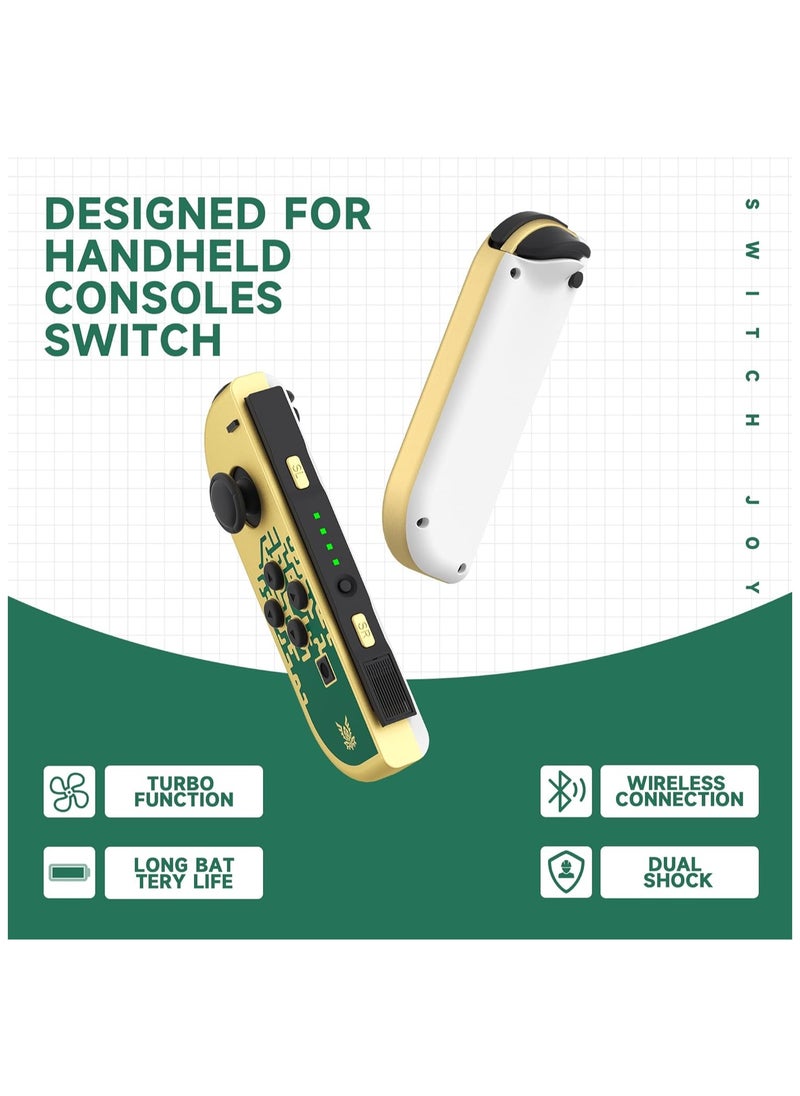 Generic - Wireless Controller for Nintendo Switch, L/R Controllers Replacement Compatible with Nintendo Switch/Lite/OLED, Joystick with Wake-up/Screenshot/Dual Vibration/Motion Control Function - Image 1