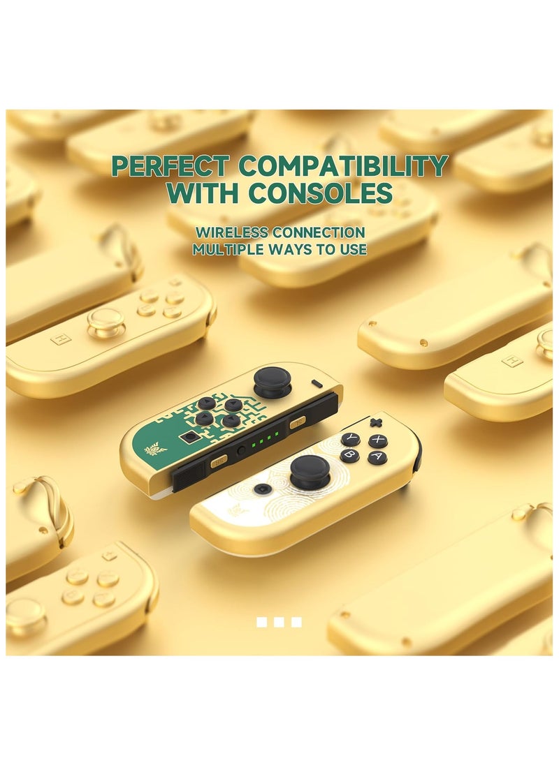 Generic - Wireless Controller for Nintendo Switch, L/R Controllers Replacement Compatible with Nintendo Switch/Lite/OLED, Joystick with Wake-up/Screenshot/Dual Vibration/Motion Control Function - Image 1