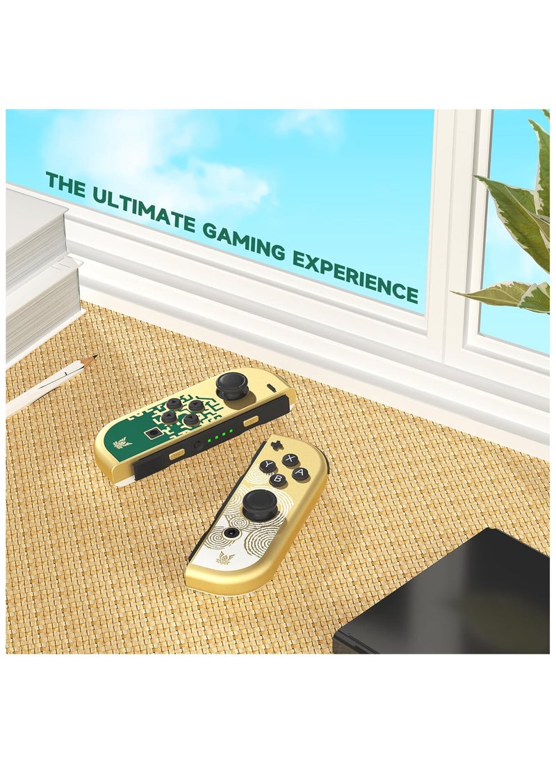 Generic - Wireless Controller for Nintendo Switch, L/R Controllers Replacement Compatible with Nintendo Switch/Lite/OLED, Joystick with Wake-up/Screenshot/Dual Vibration/Motion Control Function - Image 1