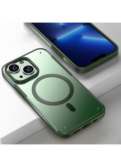 Generic Case Cover For iPhone 13 Armor MagSafe Magnetic Phone Case Green 