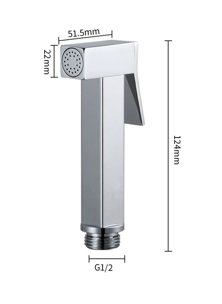 Handheld Bidet Sprayer, Bidet Attachment for Toilet, hot and Cold Bidet for Toilet with Warm Water Bidet Attachment of Brass Rough-in Valve, Stainless Steel Handheld Bidet Attachment for Feminine, Pets and Baby Wash  - Image 4