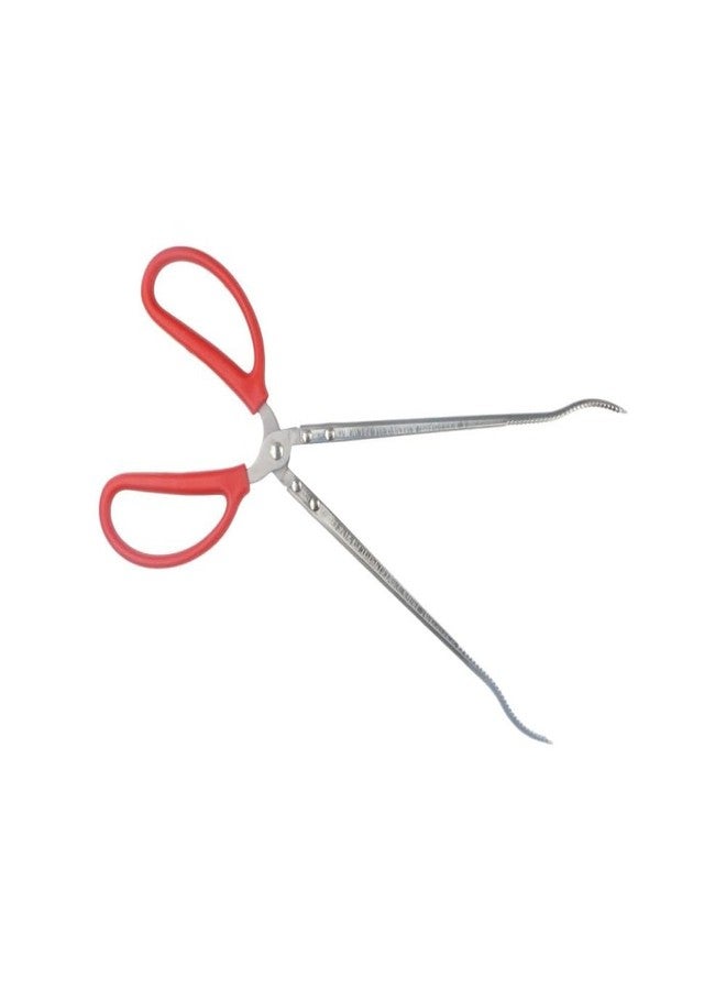 Pokinge 1 Piece Stainless Steel Crab Tong,15 Inch Long Anti-slip Sea Crab Tong Mud Loach Eel Clamp Garbage Clip Multi-function Fishing Catch Tool - Image 5