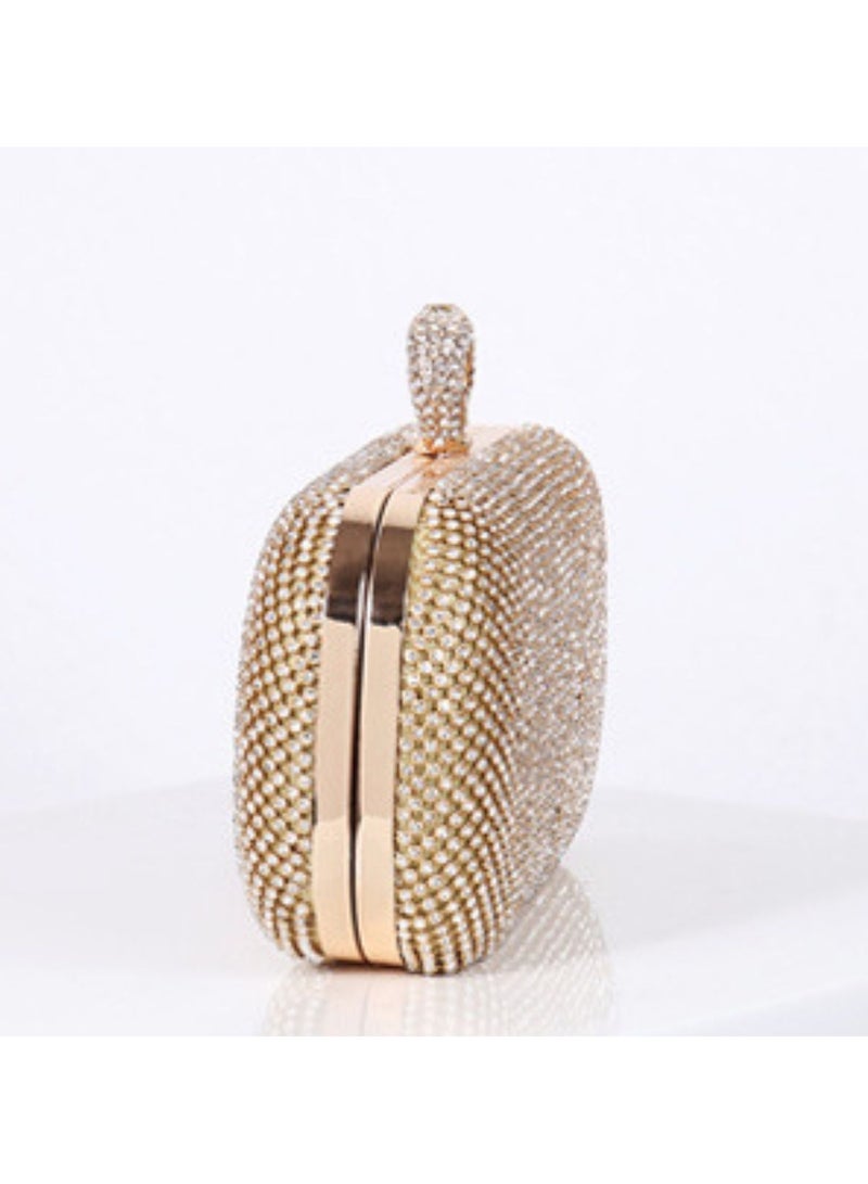 Miluraining Women Clutch Bag Evening Bag Purse with rhinestone diamond decoration decoration Small Crossbody Bag Handbag Shoulder Bag Satchel Bags Suitable for Party Prom Wedding - Image 4