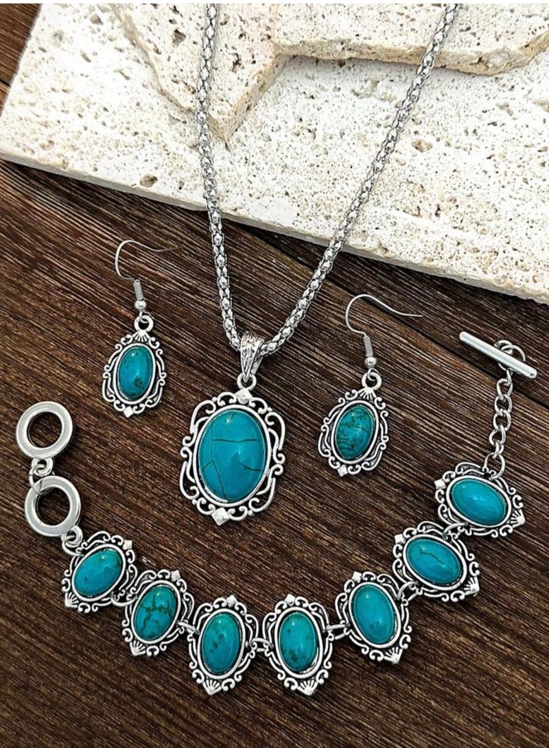 إيكوال طقم اكسسوارات نسائي تراثي أنيق وعالي الجودة - Image 1