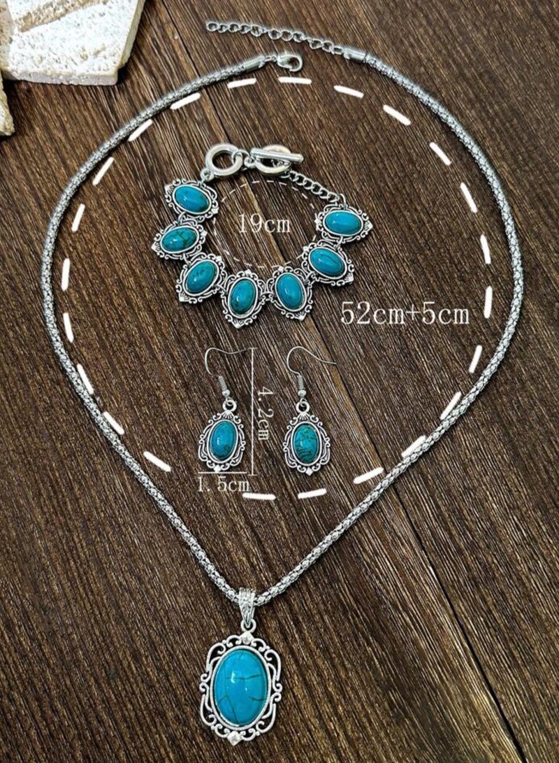 إيكوال طقم اكسسوارات نسائي تراثي أنيق وعالي الجودة - Image 5