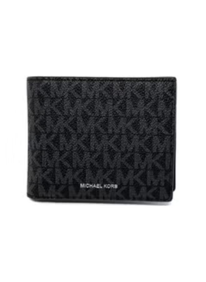 Michael Kors Michael Kors Black Pattern Wallet with Matching Card Holder – Stylish & Functional Designer Duo with 10 Card Slots & 2 Main Pockets  - Image 2