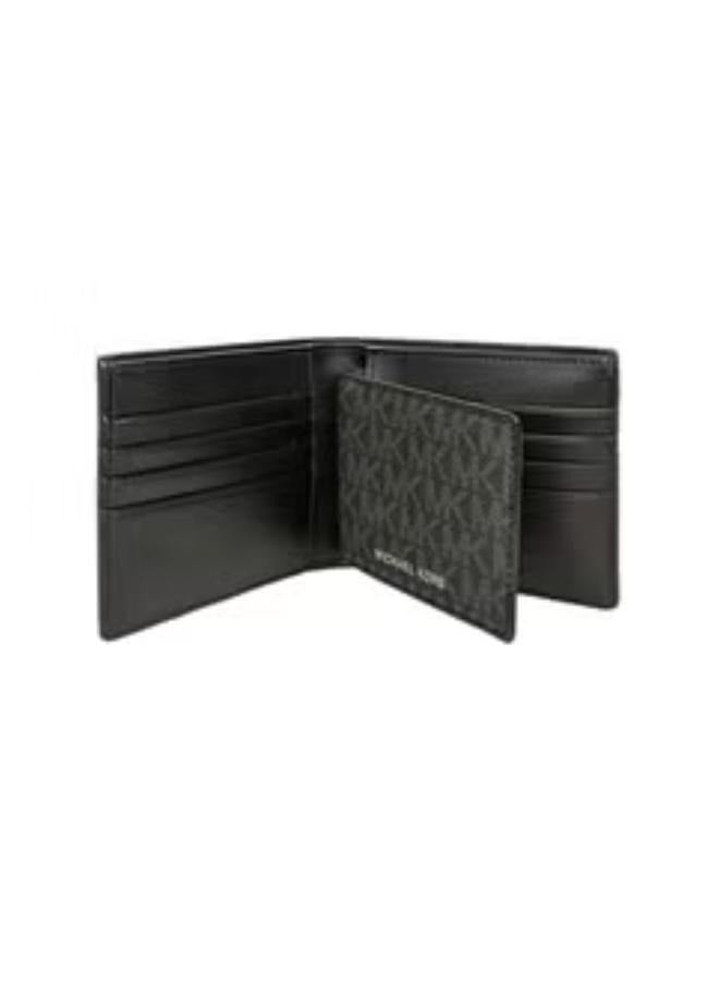 Michael Kors Michael Kors Black Pattern Wallet with Matching Card Holder – Stylish & Functional Designer Duo with 10 Card Slots & 2 Main Pockets  - Image 3
