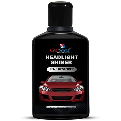 CAR SAAZ Automobiles Headlight Shiner | Headlight Lens Restorer for Car, Bikes and Automobiles (120 ml) - Image 1